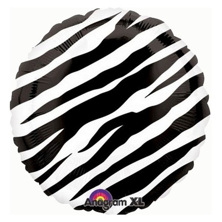 Palloncino Mylar 45 cm. Zebra Print