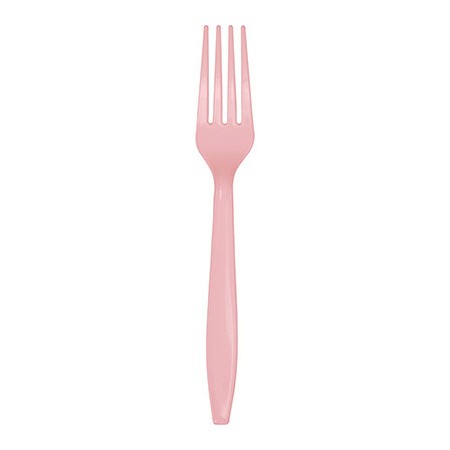 Coordinato Rosa - Forchetta Plastica - 24 pz.