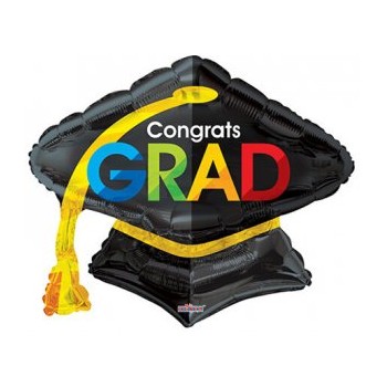 Palloncino Mylar Super Shape 91 cm. Grad Cap