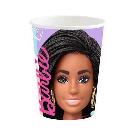 Coordinato Barbie Sweet Life - Bicchiere Carta - 237 ml. - 8 pz.