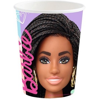 Coordinato Barbie Sweet Life - Bicchiere Carta - 237 ml. - 8 pz.