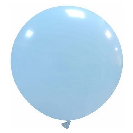 Palloncino in Lattice Macaron 80 cm. Azzurro - Round