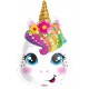 Palloncino Mylar 45 cm. Unicorn Face Shape