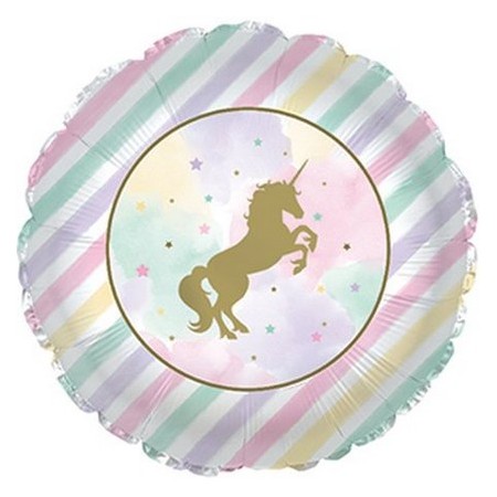 Palloncino Mylar 45 cm. Unicorn Sparkle