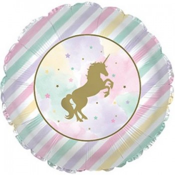 Palloncino Mylar 45 cm. Unicorn Sparkle