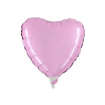 Palloncino Mylar Mini Shape 23 cm. Cuore Rosa