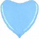 Palloncino Mylar Jumbo 91 cm. Cuore Azzurro