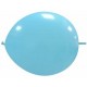 Palloncino in Lattice Link 16 cm. Azzurro- 100 pz