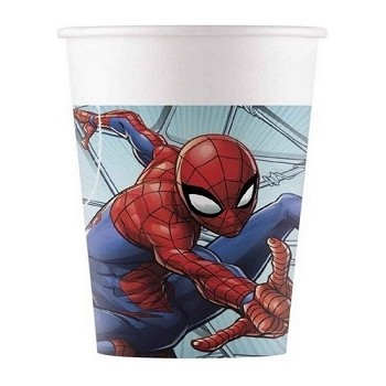 Coordinato Spider-Man - Bicchiere Carta 200 ml. - 8 pz.