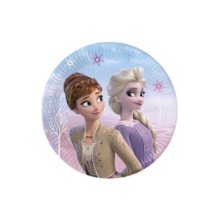 Coordinato Frozen 2 Wind Spirit - Piatto Carta 19,5 cm. - 8 pz.