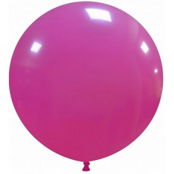 Palloncino in Lattice Pastello 80 cm. Fucsia - Round