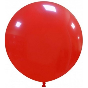 Palloncino in Lattice Pastello 80 cm. Rosso - Round