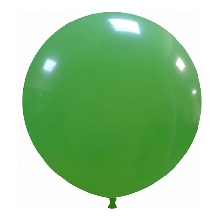 Palloncino in Lattice Pastello 80 cm. Verde Scuro - Round