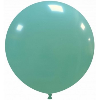 Palloncino in Lattice Pastello 80 cm. Verde Tiffany - Round