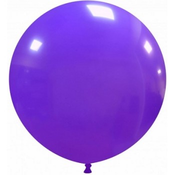 Palloncino in Lattice Pastello 80 cm. Viola - Round