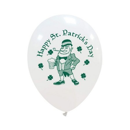 Palloncino in Lattice Rotondo 30 cm. Stampa ST. Patricks Day