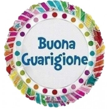 Palloncino Mylar 45 cm. Buona Guarigione