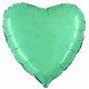 Palloncino Mylar 45 cm. Cuore Verde Tiffany