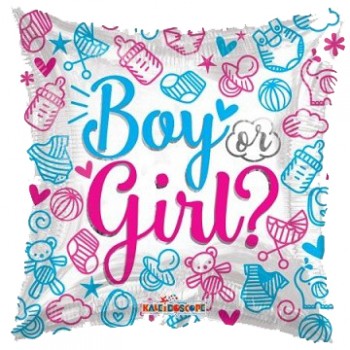 Palloncino Mylar 45 cm. Gender - Boy or Girl?