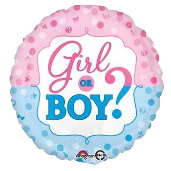 Palloncino Mylar 45 cm. Gender - Reveals