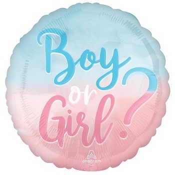 Palloncino Mylar 45 cm. Gender - The Big Reveal