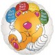 Palloncino Mylar 45 cm. Get Well Soon Bear