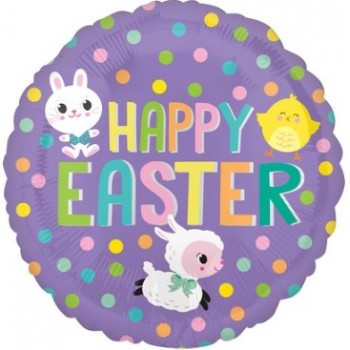 Palloncino Mylar 45 cm. Happy Easter