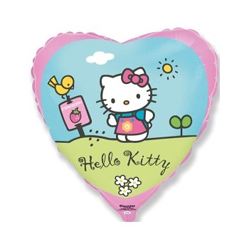 Palloncino Mylar 45 cm. Hello Kitty Garden