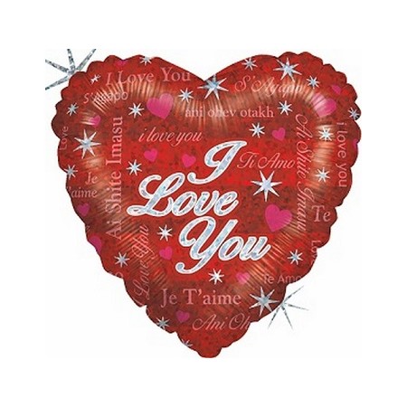 Palloncino Mylar 45 cm. I Love You Lenguage