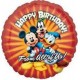 Palloncino Mylar 45 cm. Mickey Mouse & Friends Birthday From All of Us