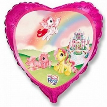 Palloncino Mylar 45 cm. My Little Pony Castle