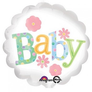 Palloncino Mylar 45 cm. Petite Flower Baby 