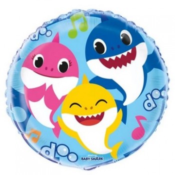 Palloncino Mylar 45 cm. Pinkfong Baby Shark