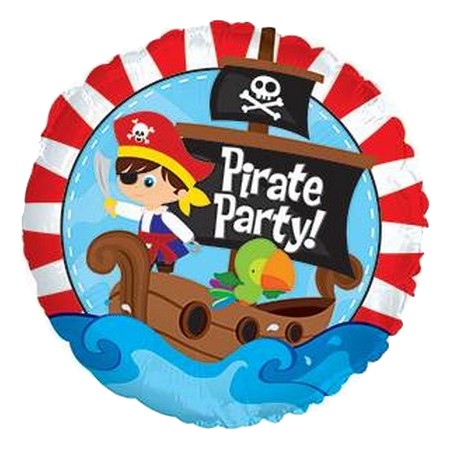 Palloncino Mylar 45 cm. Pirate Party