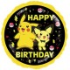 Palloncino Mylar 45 cm. Pokémon Happy Birthday