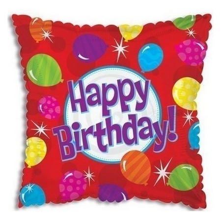 Palloncino Mylar 45 cm. Q - Birthday Bright