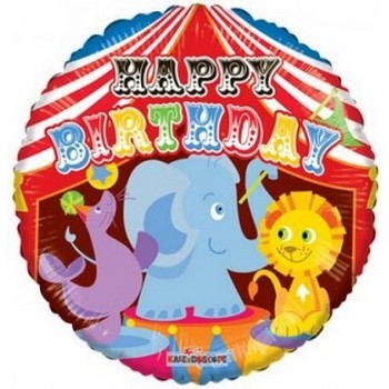 Palloncino Mylar 45 cm. R - Birthday Circus