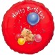 Palloncino Mylar 45 cm. R - Happy Birthday Roly Bear