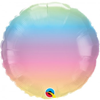 Palloncino Mylar 45 cm. R. Pastel Ombre