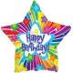 Palloncino Mylar 45 cm. S - Happy Birthday Day Bright Stars  