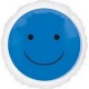 Palloncino Mylar 45 cm. Smiley Blu