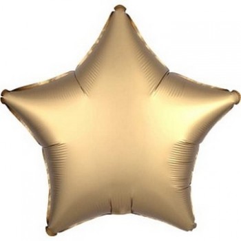 Palloncino Mylar 45 cm. Stella Satinata Oro