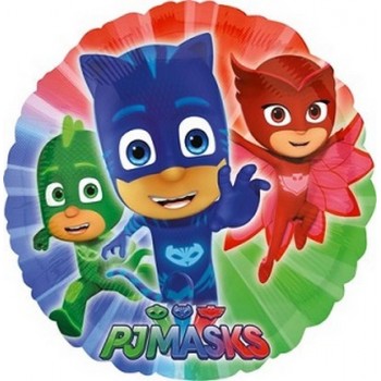 Palloncino Mylar 45 cm. Super Pigiamini - PJ Masks