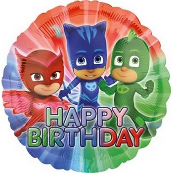 Palloncino Mylar 45 cm. Super Pigiamini - PJ Masks