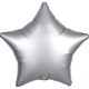 Palloncino Mylar 45 cm. Stella Satinata Argento