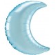 Palloncino Mylar Super Shape 91 cm. Luna Grande Azzurra Satinata