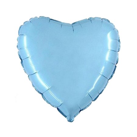 Palloncino Mylar 45 cm. Cuore Azzurro