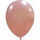 Palloncino in Lattice Metallizzato 33 cm. Rosa Antico - 50 pz