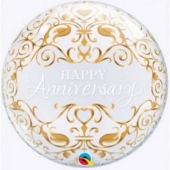 Palloncino Bubble 56 cm. Anniversario