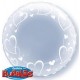 Palloncino Bubble 61 cm. Cuori